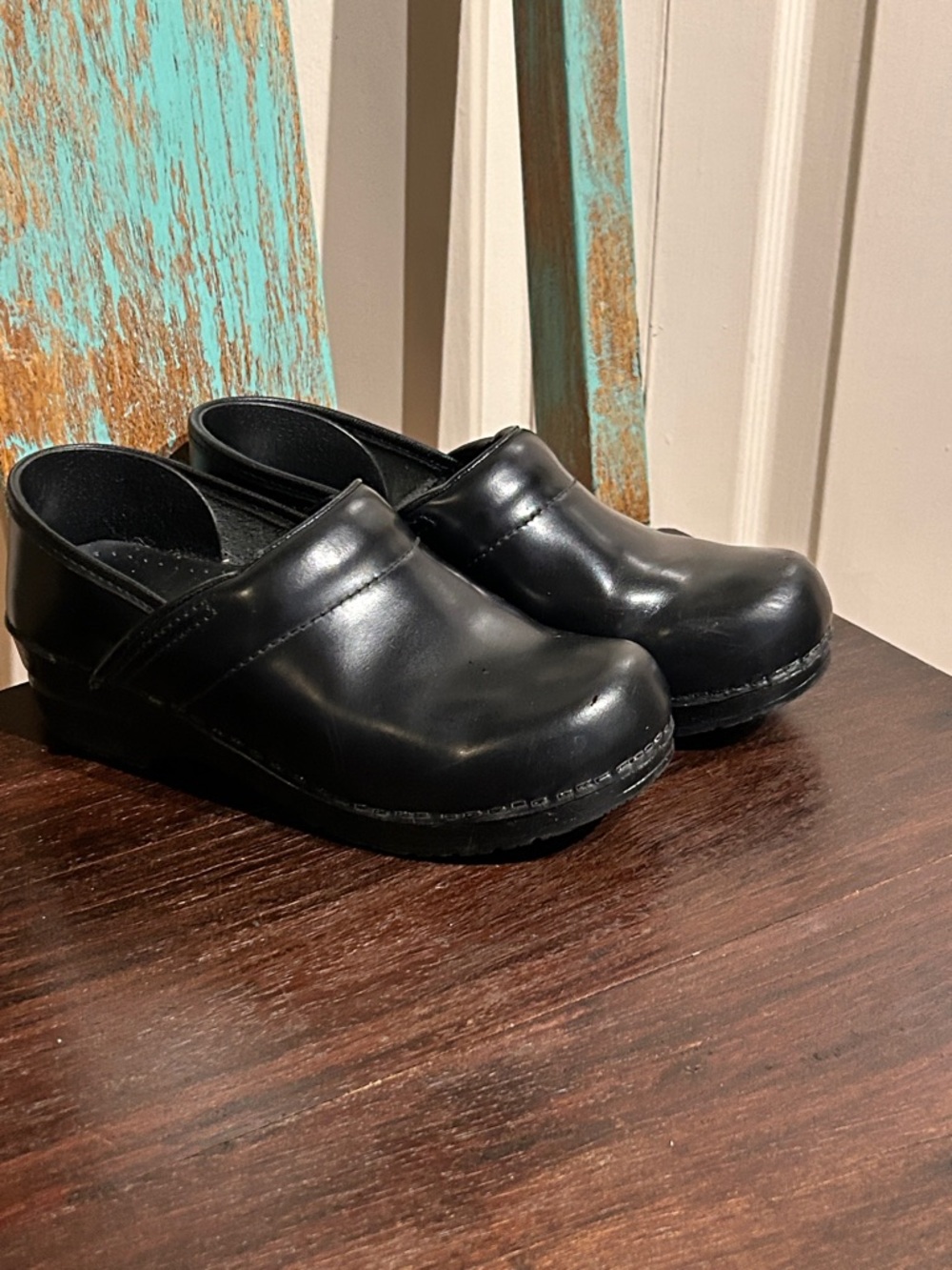 Dansko Black Clogs - Picture 2 of 8